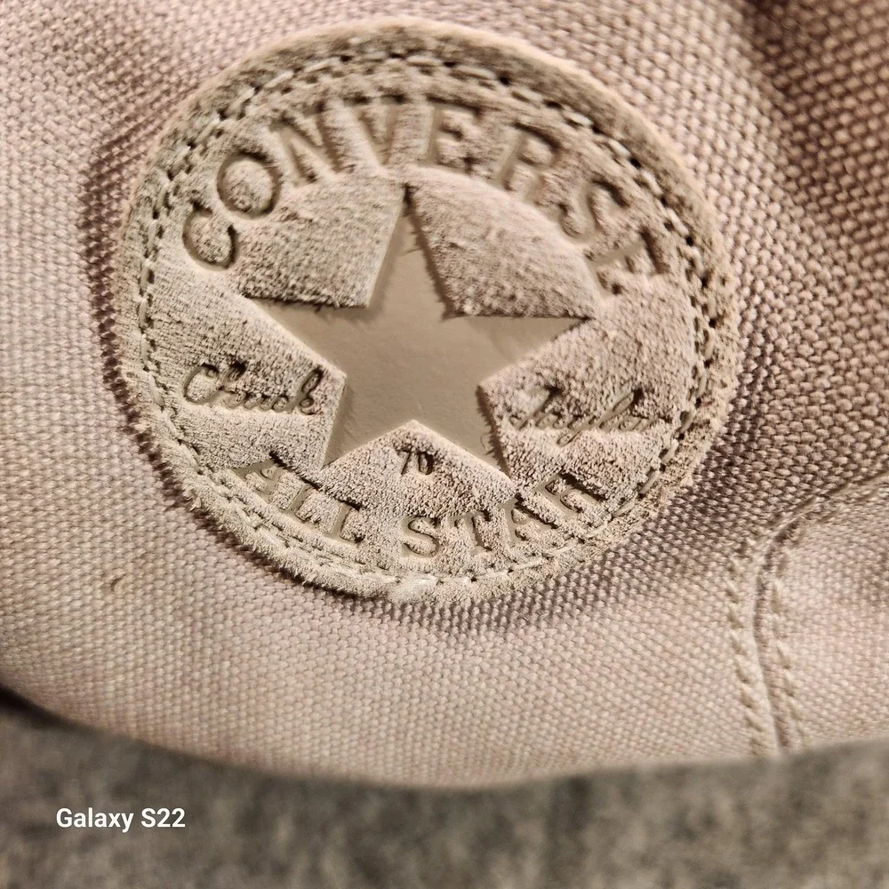 Converse Chuck Taylor All Star Shoes Mens Size 9 High Top Beige Canvas A04583C‎ - Picture 4 of 10